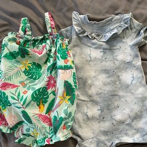 2 baby girl summer outfits